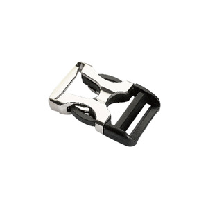 Hebilla de Liberación Lateral de Metal Jiuyuan, Plateada y Negra, de Aleación de Zinc, Duradera, para Bolsos, Accesorios para Bolsos B296 - Product Image 1