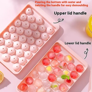 Hộ Gia Đình Sáng Tạo Bán Buôn Đông Lạnh <span class=keywords><strong>Ice</strong></span> Ball Lưu Trữ <span class=keywords><strong>Container</strong></span> 33 Khoang Vòng Tròn <span class=keywords><strong>Ice</strong></span> Ball Maker Khuôn - Product Image 2