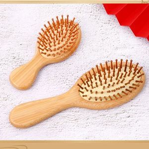 Portable Airbag Comb Eco Friendly Bamboo Paddle <b>Brush</b> for Bathroom Accessories - Product Image 2