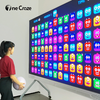 Aire de Jeu Intérieure Interactive AR Sport Ball Multi-Utilisateurs avec Écran Tactile LED pour Enfants