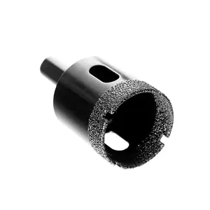 6mm,12mm,16mm Diamond Coated Hole Saw Bit With cooling wax For Concrete