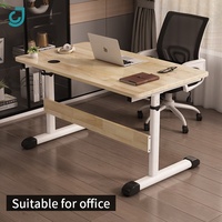 Prix usine cadre en bois Table de travail bricolage moderne bureau d'ordinateur bureau ordinateur classeur hauteur réglable bureau à domicile