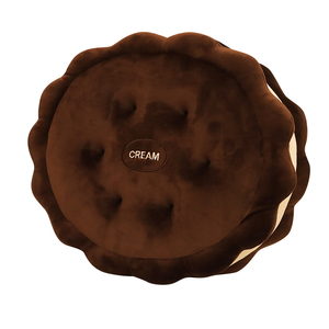 Cookie aux pépites de <span class=keywords><strong>chocolat</strong></span> oreiller en peluche Simulation Biscuit oreiller coussin doux mignon Biscuit en forme d'oreiller - Product Image 1