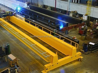 Usine 32 tonnes grue de déplacement aérien atelier usine électrique Double poutre pont grue Construction levage palan A5 A8