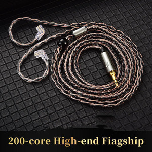 Câble d'écouteurs original QDC en cuivre plaqué argent, fil de mise à niveau 3,5 mm <span class=keywords><strong>pour</strong></span> <span class=keywords><strong>casque</strong></span> <span class=keywords><strong>filaire</strong></span> KZ ZSN PRO X ZS10 Pro EDX TRN CCA - Product Image 4