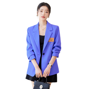 <span class=keywords><strong>Chaqueta</strong></span> Casual de <span class=keywords><strong>Traje</strong></span> para Mujer, Nueva Colección Primavera/Verano, <span class=keywords><strong>Talla</strong></span> <span class=keywords><strong>Grande</strong></span>, Blusa Elegante y Holgada para Mujer, Estilo Profesional - Product Image 1