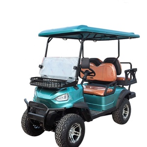 รถกอล์ฟราคาโรงงานถูก ลดราคา รถขับเคลื่อน 4 ล้อ 60V 72V 3.5KW 4KW 5KW พร้อมกระเป๋าใส่ของ ขายส่ง รถกอล์ฟวินเทจ 4 ที่นั่ง รถมินิ - Product Image 4