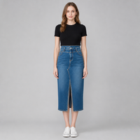 Robe Skater en Jean Délavé Taille Haute pour Femme, Amincissante, Extensible, Décontractée, Style Streetwear Estival, Ample, Imprimée, Colorée, Vintage, Mignonne