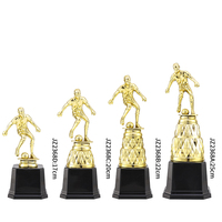Fabricants chinois de trophées de football de haute qualité, prix de gros bon marché, trophée sportif, gravure et logo OEM, trophée en plastique