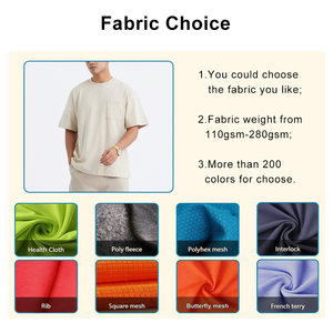 Camiseta Extra Grande para Hombre de Alta Calidad, 100% Algodón, Peso Pesado 250g, Cuello Redondo, Diseño Liso Tejido, Manga Corta Transpirable - Product Image 3