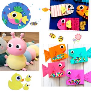 <span class=keywords><strong>Ojos</strong></span> Móviles de Plástico Negro para Manualidades, <span class=keywords><strong>Ojos</strong></span> Googly de Plástico en Varios Tamaños, Accesorios para Muñecos de Animales - Product Image 6