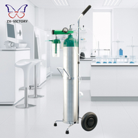 Bouteille rechargeable en aluminium industrielle et médicale pour oxygène, modèle ZX Manufacturer DOT-3AL, MD ME M6 M60, cylindre vide pour hôpital