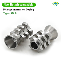 Composant d'empreinte dentaire pour implant en titane Neo Biotech, multi-unités à plateau ouvert, à hexagone interne, pour la restauration