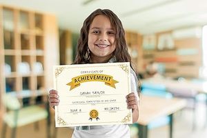 Auto Custom <strong>Certificate</strong> <strong>frame</strong> of Achievement for Students, School Graduation, Ceremony of The Newest Design <strong>Certificate</strong> <strong>frame</strong> - Product Image 2
