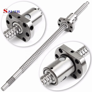 Husillo de Bolas con Guía Lineal CNC SFU1605 SFU1610 SFU2005 SFU2505 con Tuerca y Acoplador FK <span class=keywords><strong>FF</strong></span> 1000mm 1500mm - Product Image 2