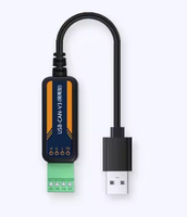 Modul Transmisi Transparan Konverter USB ke CAN Terisolasi Industri Protokol Modbus Penganalisis CAN Penggerak Motor