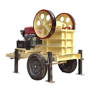 Máquina trituradora de mandíbula diésel, Motor de CA, Control PLC, capacidad máxima de 6 t/h, mineral, piedra, construcción, trituradora de roca, rodamiento de minería de oro - Product Image 4