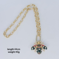 Exquis Black Bee Collier Anneau Polyvalent Mode Animal Thème Ensembles de Bijoux pour les Fêtes Cadeaux et Accessoires Quotidiens