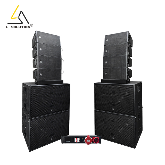 H20 Line Array Active System Double 18 Inch Sub L-solution Built-in Presets Sound System