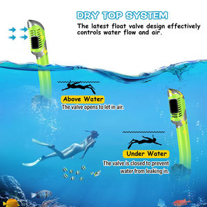 หน้ากากดำน้ำ XIALE แบบกระจกสองชั้น ทนทาน พร้อมชุดสน็อกเกิล ป้องกันฝ้า สำหรับการผจญภัยดำน้ำ - Product Image 4