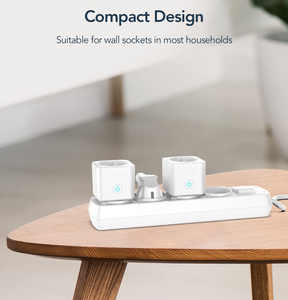 <span class=keywords><strong>Prise</strong></span> Intelligente Connectée avec Commande Vocale, Mesure de <span class=keywords><strong>Consommation</strong></span> Électrique, Mini <span class=keywords><strong>Prise</strong></span> WiFi Compatible Alexa et Google Home - Product Image 4