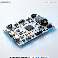 Placa de Control del Inversor Híbrido, PCB PCBA, Placa Principal del Controlador para Sistema de Almacenamiento de Energía con Inversor Híbrido Solar Fuera de la Red