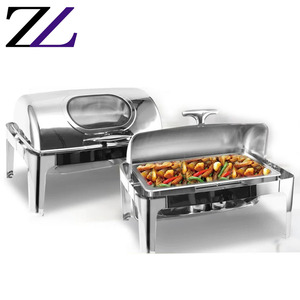 Scaldavivande <span class=keywords><strong>Elettrico</strong></span> Professionale per Buffet, Chafing Dish <span class=keywords><strong>Nobo</strong></span> per Ristorazione, Produzione Giapponese - Product Image 1