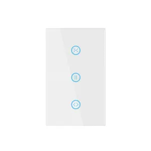 New Design Products Tuya Smart Wifi Wall Switch Glass Touch Panel Light Switch Support App Remote Control