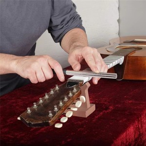 Lime à couronner les frettes de guitare avec poignée en caoutchouc, outil professionnel de <span class=keywords><strong>luthier</strong></span> pour le dressage et la réparation des frettes de guitare, basse, ukulélé, <span class=keywords><strong>banjo</strong></span> - Product Image 3