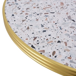 Mesa de Comedor para Exterior Lifepursue Estilo <span class=keywords><strong>Bistro</strong></span> Francés con Sillas de Ratán y Superficie de HPL - Product Image 4