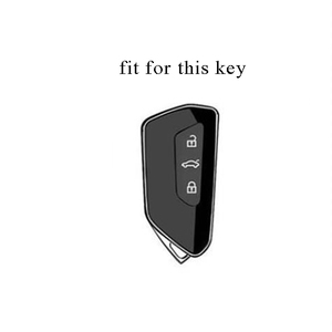 Funda para llave de coche de aleación de Zinc, decoración de estilo para <span class=keywords><strong>Skoda</strong></span> <span class=keywords><strong>Octavia</strong></span> A8 Pro <span class=keywords><strong>2021</strong></span> 2022 2023 2024 2025, accesorio de protección de carcasa para llave - Product Image 2