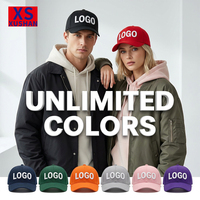 Gorra de Béisbol Casual de 6 Paneles de Algodón para Primavera y Verano, Bordado 3D Unisex, Logotipo Personalizado, Talla Ajustable