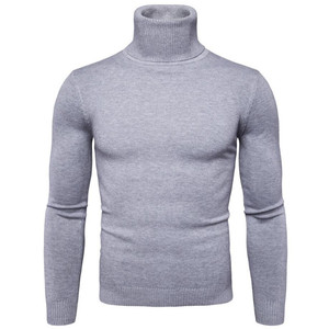2021 nouvelle mode hommes concepteur en gros <span class=keywords><strong>col</strong></span> <span class=keywords><strong>roulé</strong></span> plaine personnaliser broderie tricot pull <span class=keywords><strong>col</strong></span> haut pull vêtements - Product Image 4