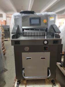Mesin pemotong buku hidrolik otomatis H498T H5010 depan Guillotine kertas 19 inci - Product Image 3