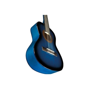 Guitares EKO - CS-2 Guitares classiques bleues avec dessus, dos et côtés, manche et touche brillants - Product Image 4