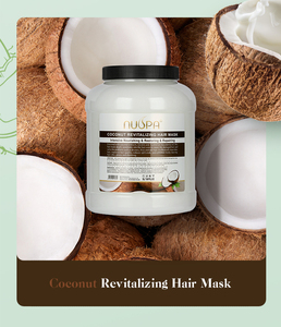 <span class=keywords><strong>Mascarilla</strong></span> Capilar NUSPA Orgánica de Larga Duración, Tratamientos <span class=keywords><strong>para</strong></span> Mejorar <span class=keywords><strong>el</strong></span> Brillo, Restaurar <span class=keywords><strong>el</strong></span> Brillo Natural, 5L, Esencia de Coco - Product Image 2