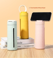 Bouteille d'eau en verre personnalisée pour enfants, produite en usine, vente en gros, 400 ml, thermos de voyage, portable, pour la rentrée scolaire