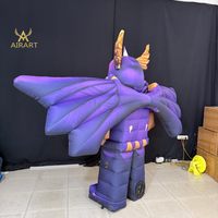 Mascotte gonflable personnalisée en usine, Chevalier Magique, Guerrier de Dessin Animé pour Fête Thème Jeu, Décoration de Personnage pour Exposition Anime