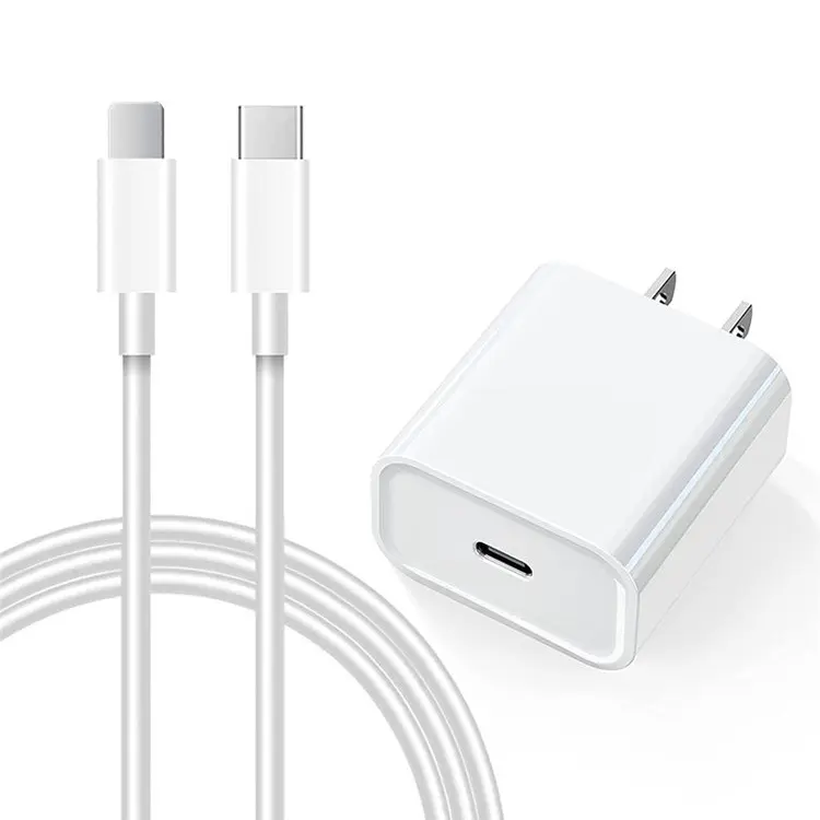 New Original 20W Fast Charger For Apple iPhone 13 12 11 Pro Max Mini X XS XR With USB C To Lightning Quick Charging Cable Sets