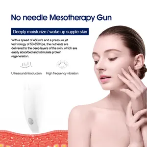 2022 Non-invasive Reskin II Meso Gun Hight Pressure Injection No-Needle Mesotherapy Machine With Hydra Beauty Skin System