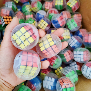 Sihirli Küpler Mini DIY Şeffaf Kapsül Topları 5x5x5 Mükemmel Partiler Etkinlikler Eğlenceli İlgi Çekici Aktivite Etiketsiz Hızlı Sihirli Oyuncak - Product Image 4