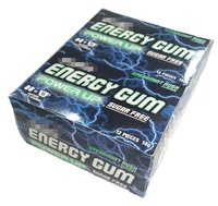 Gomme à mâcher OEM de vente en gros de taurine guarana, gomme à mâcher contenant de la caféine sans sucre et de la menthe au xylitol