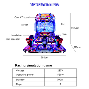 Coin Operated 4D Moto Racing Indoor <b>Amusement</b> Arcade Motorcycle Driving Game <b>Machine</b> - Product Image 3