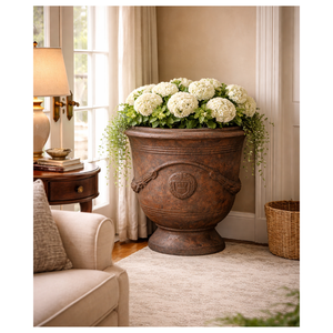 Jardinières en fibre de verre rondes à finition peinte, design moderne et écologique, pour usage extérieur et domestique, meilleur prix - Product Image 3