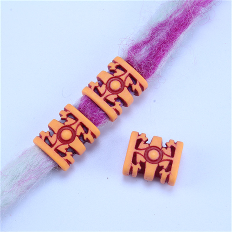 30 Pcs Dreadlocks Beads Braid Accessories Resin Hair Beads Rings for Braiding Hair