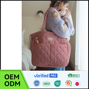 Borsa Maternità Imbottita in Cotone Morbido, per Conservare gli Accessori del Neonato, Appendibile al Passeggino, Borse per Mamme - Product Image 1