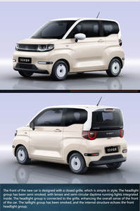 Beliebte Chery QQ Eis 2025 205KM Vital ity Edition Pure Electric 41 PS Heckantrieb <span class=keywords><strong>3</strong></span> Türen 4-Sitzer Mini Car - Product Image 2