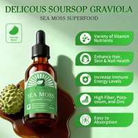 Beworths OEM Zuurzakbitter & Zeewier Moringa Kurkuma Ashwagandha Orale Vloeibare Kruidendruppels 2 Fl Oz