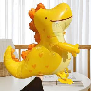 Globo <span class=keywords><strong>para</strong></span> caminar Pequeño dinosaurio amarillo lleno <span class=keywords><strong>de</strong></span> <span class=keywords><strong>helio</strong></span> <span class=keywords><strong>de</strong></span> pie Fiesta <span class=keywords><strong>de</strong></span> <span class=keywords><strong>cumpleaños</strong></span> Reunión Arreglo <span class=keywords><strong>de</strong></span> decoración - Product Image 1