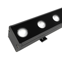 IP65 300mm longueur mince 12w barre lumineuse led étanche dmx rvb rondelle murale led lumière pour projet